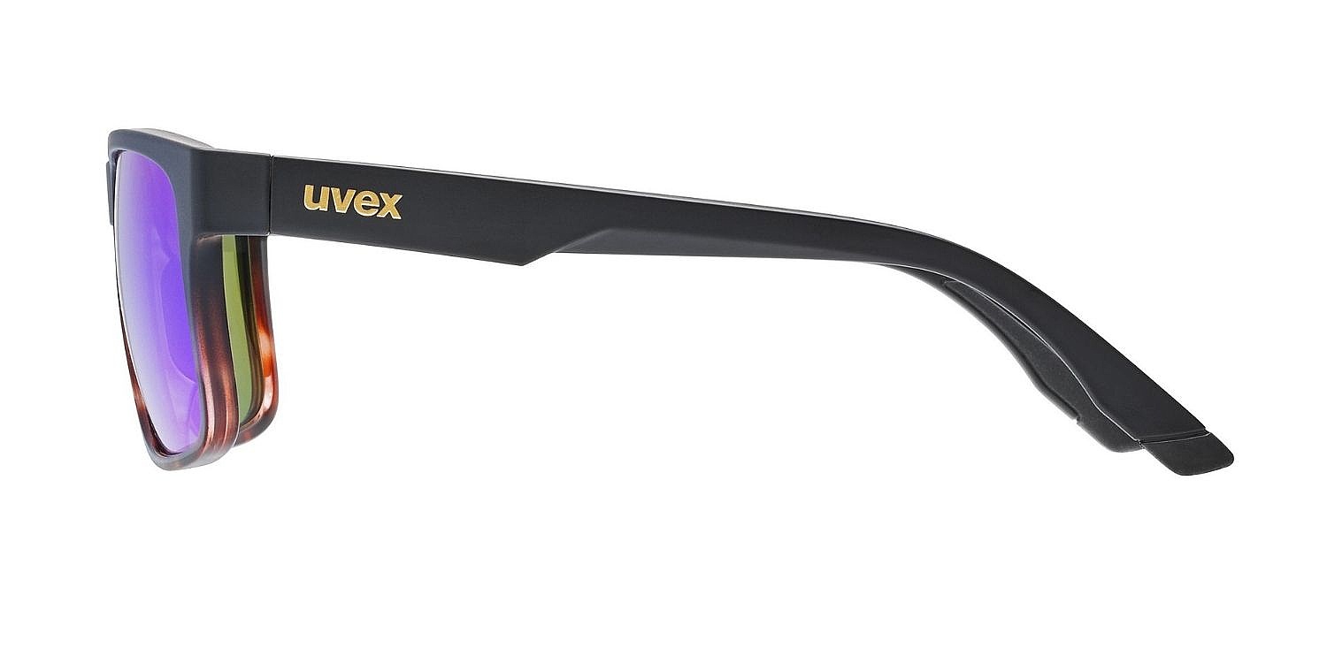 okuliare Uvex Poise - Black/Demi Matt/Mirror Green