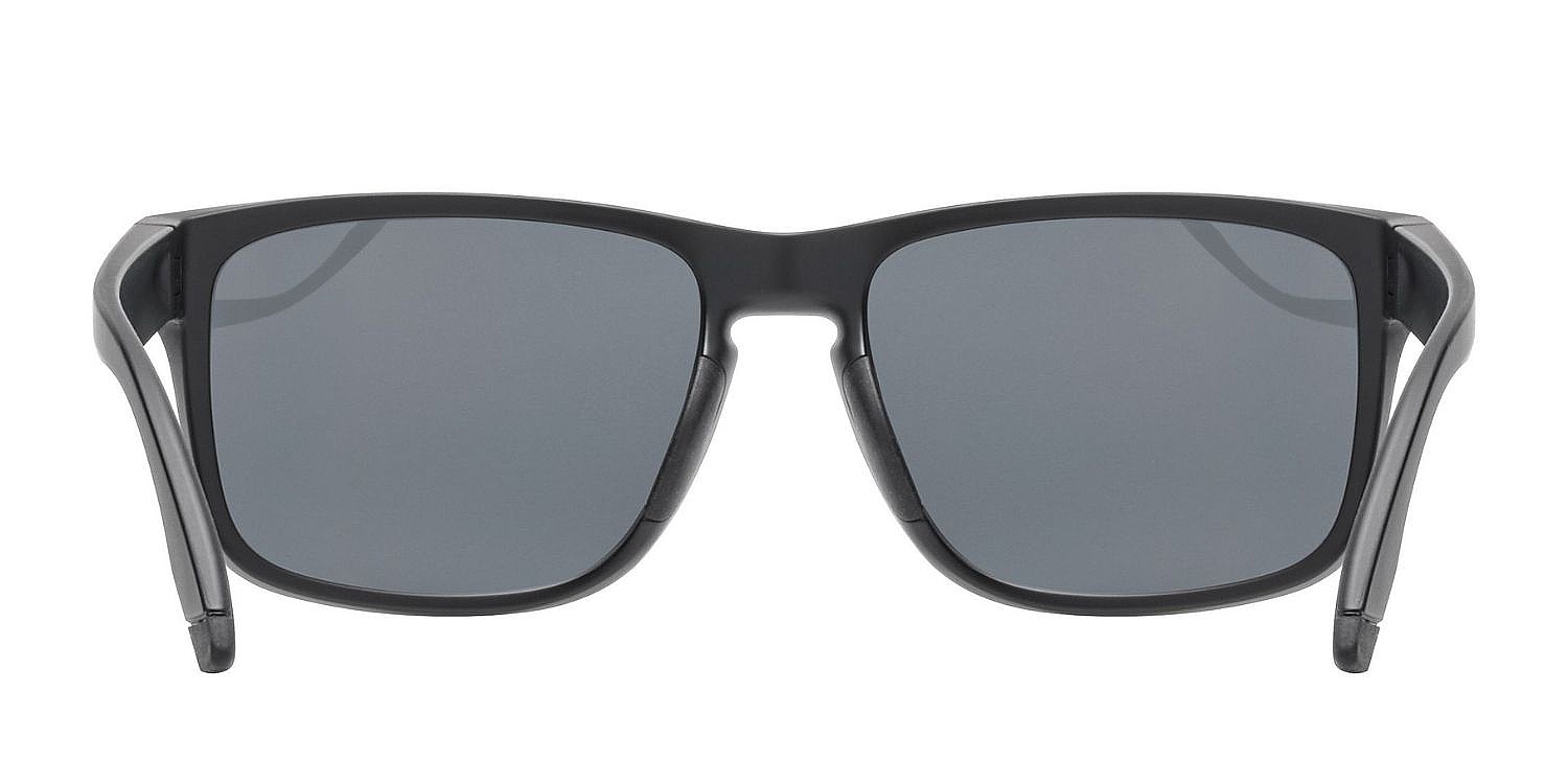 des lunettes Uvex Poise P - Black Matt/Smoke Polavision