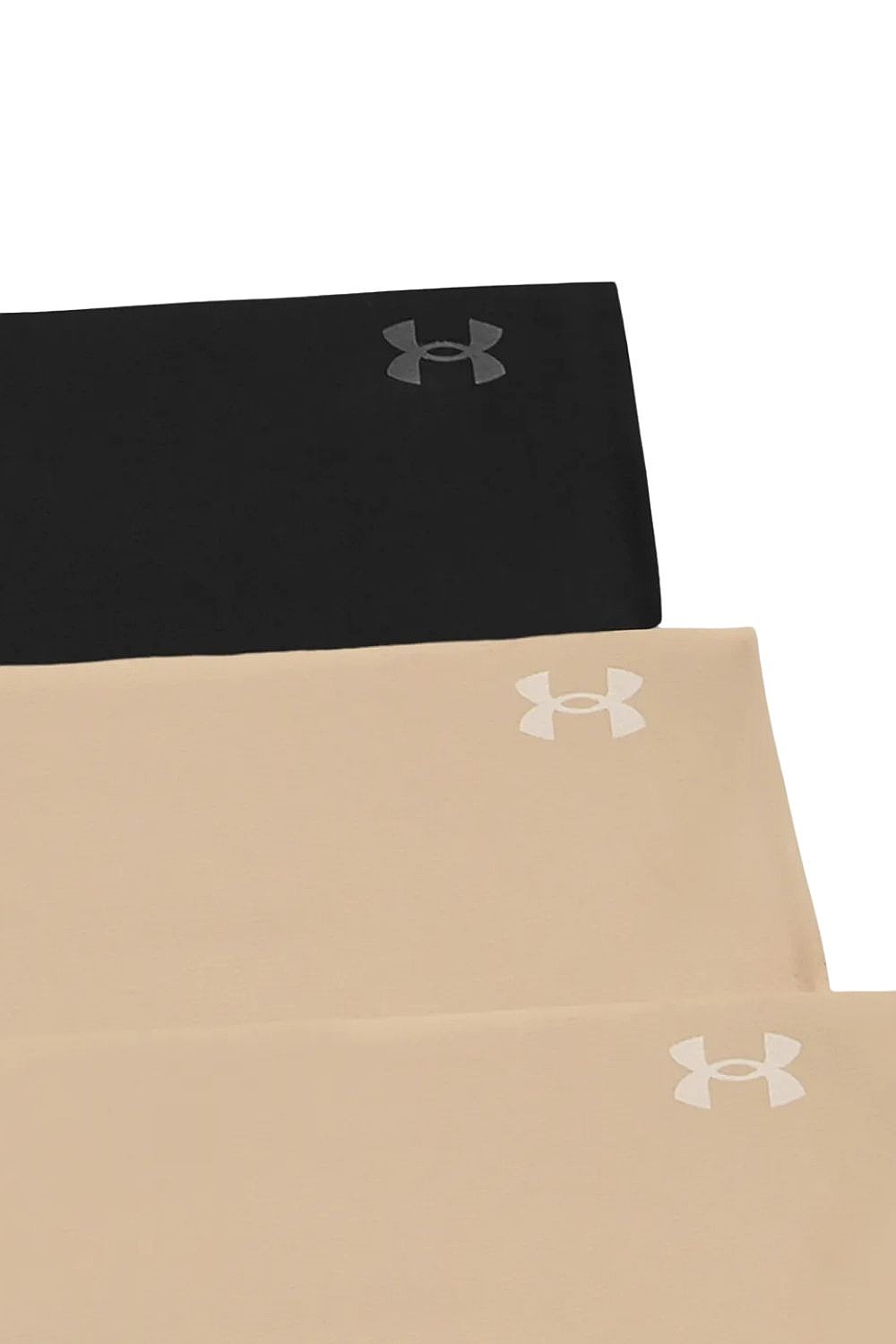 Slip Under Armour Pure Stretch No Show Thong 3 Pack - Hue 500/Black - women´s
