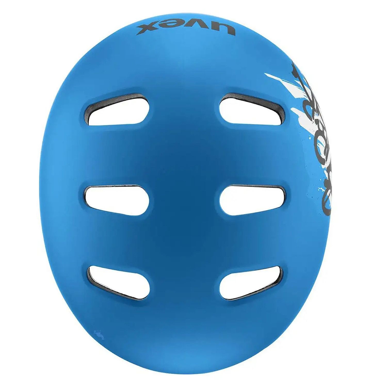 helma Uvex Kid 4 Style - Super Hero Blue Matt - boy´s