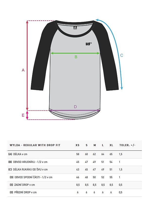 tričko Horsefeathers Wylda Raglan - White - women´s