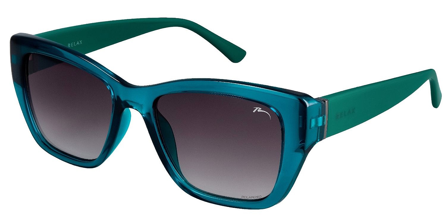 okuliare Relax Zara - R0378B/Gloss Blue Green/Grey Gradient/Polarized - women´s