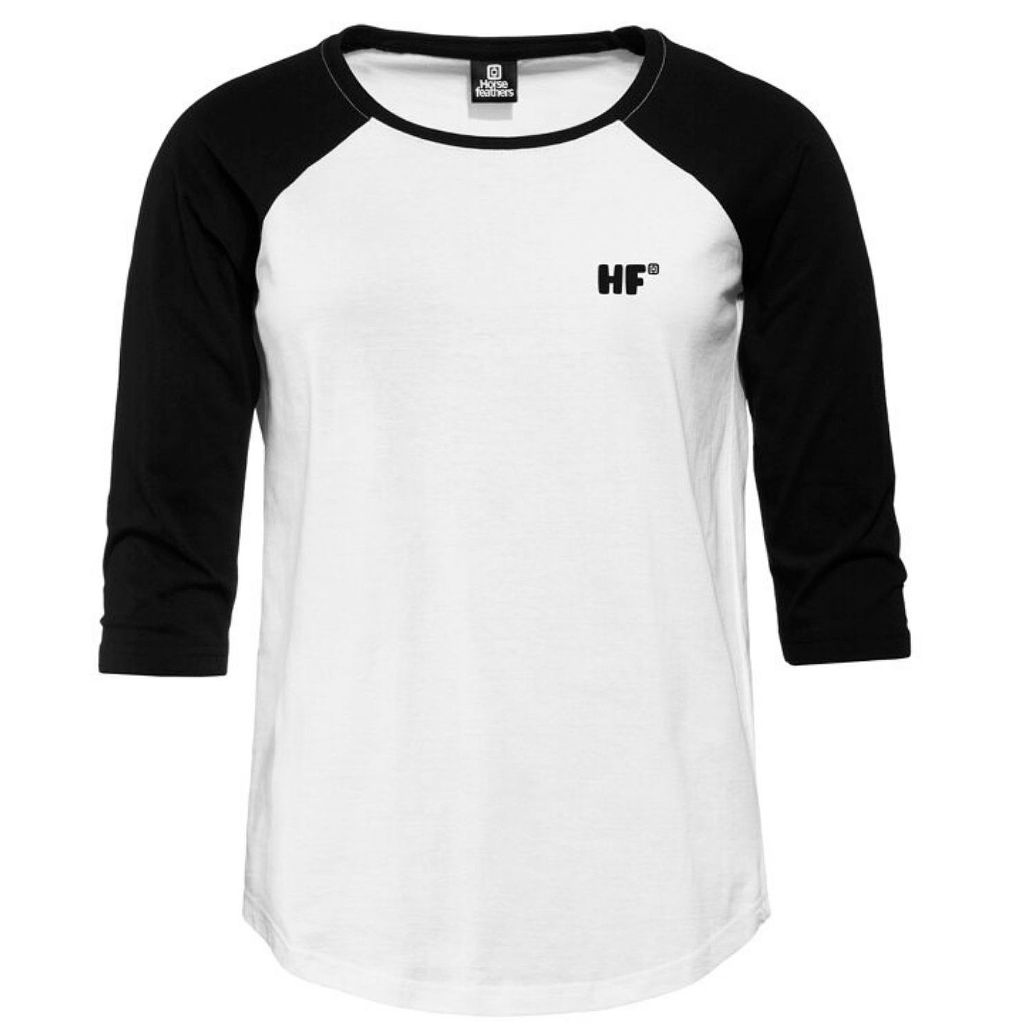 tričko Horsefeathers Wylda Raglan - White - women´s