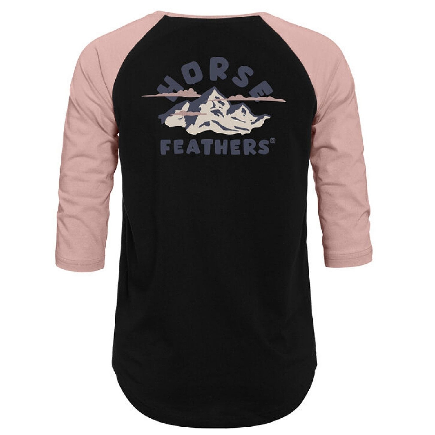 tričko Horsefeathers Wylda Raglan - Black - women´s