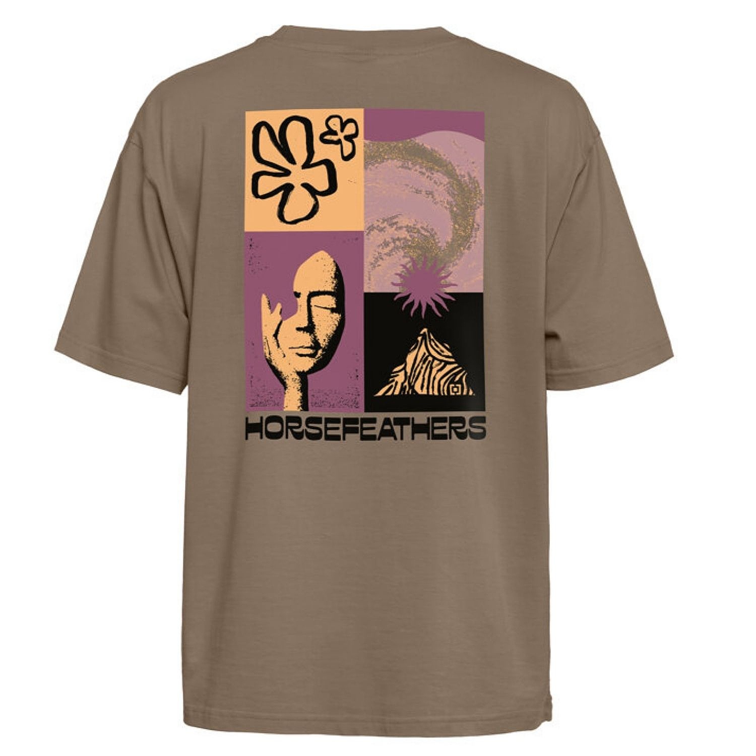 tričko Horsefeathers Venus - Fossil - women´s