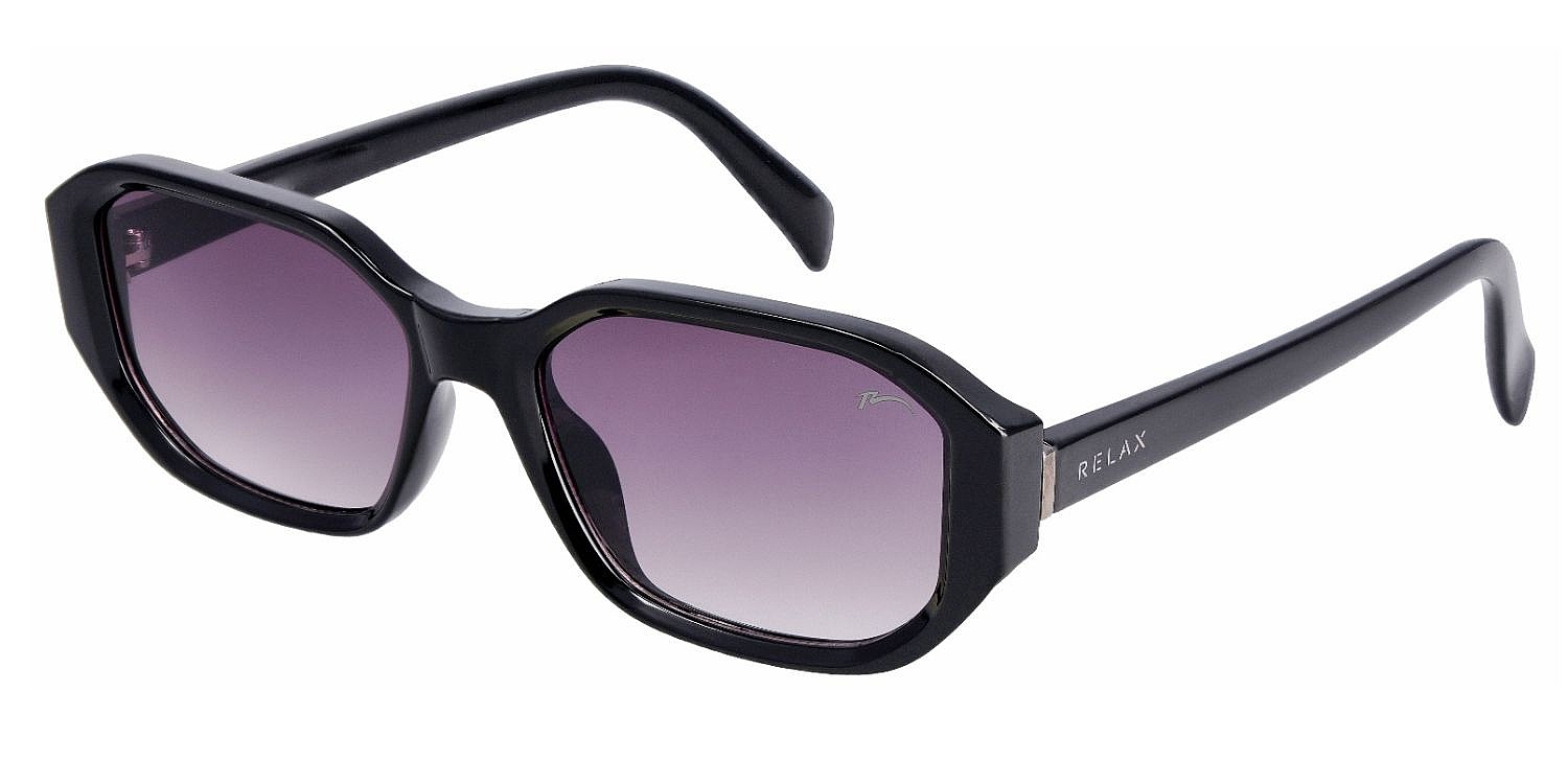 okulary Relax Maja - R0380A/Gloss Black/Grey Gradient/Polarized - women´s