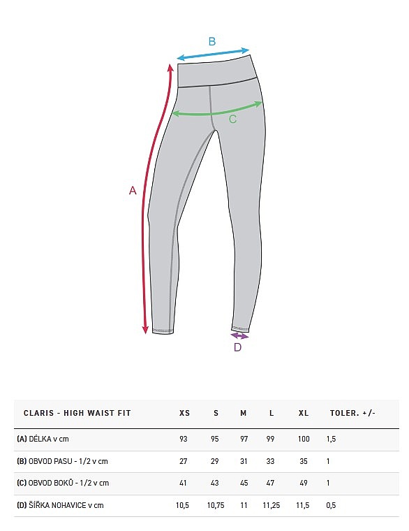 legíny Horsefeathers Claris - Wineberry - women´s