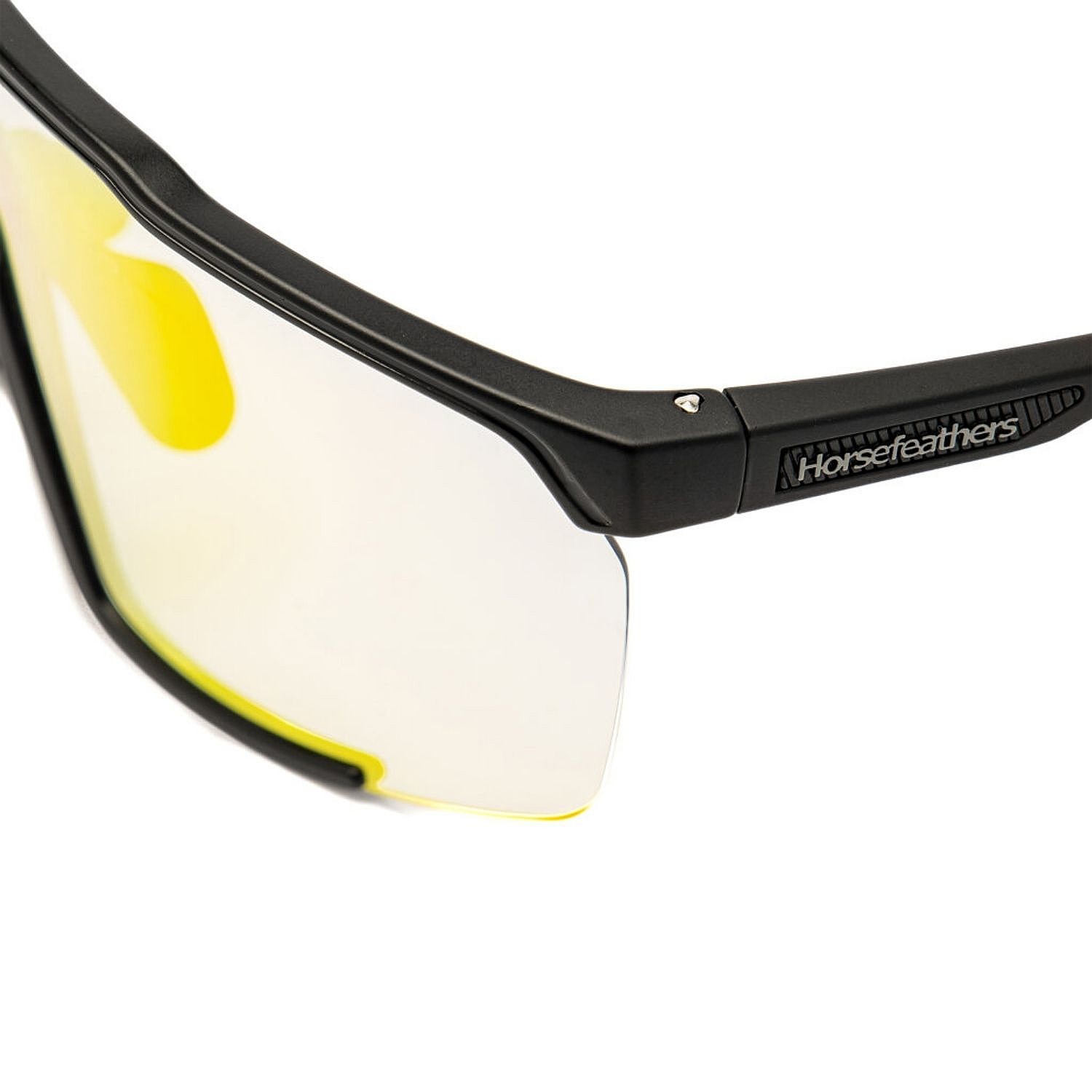 okulary Horsefeathers Proton Photochromic - Matt Black/Mirror Red Photochromic - men´s