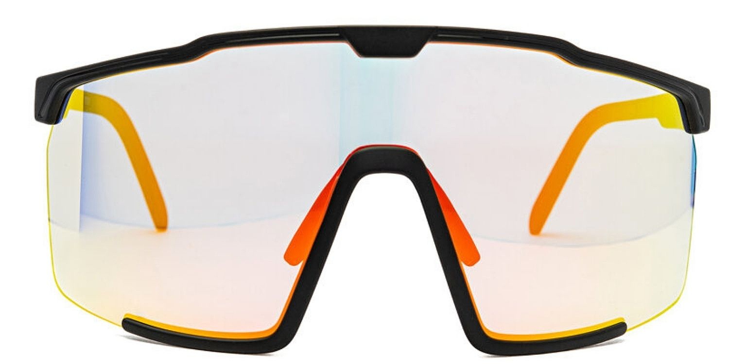 okulary Horsefeathers Proton Photochromic - Matt Black/Mirror Red Photochromic - men´s
