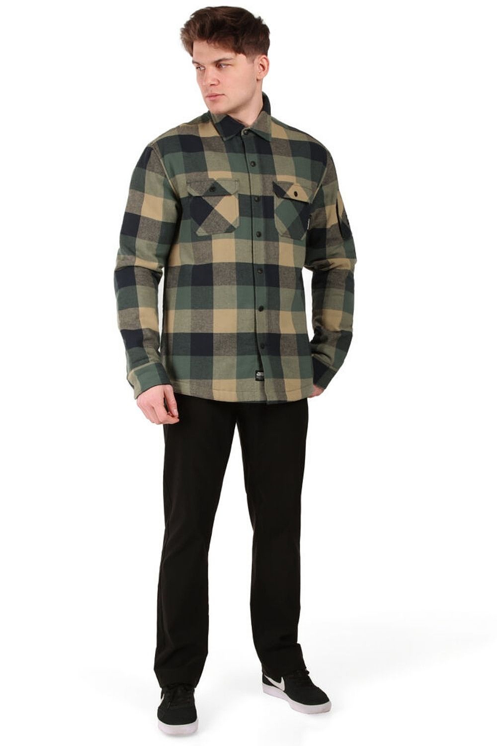 chemise Horsefeathers Dough Insulated LS - Iceberg - men´s