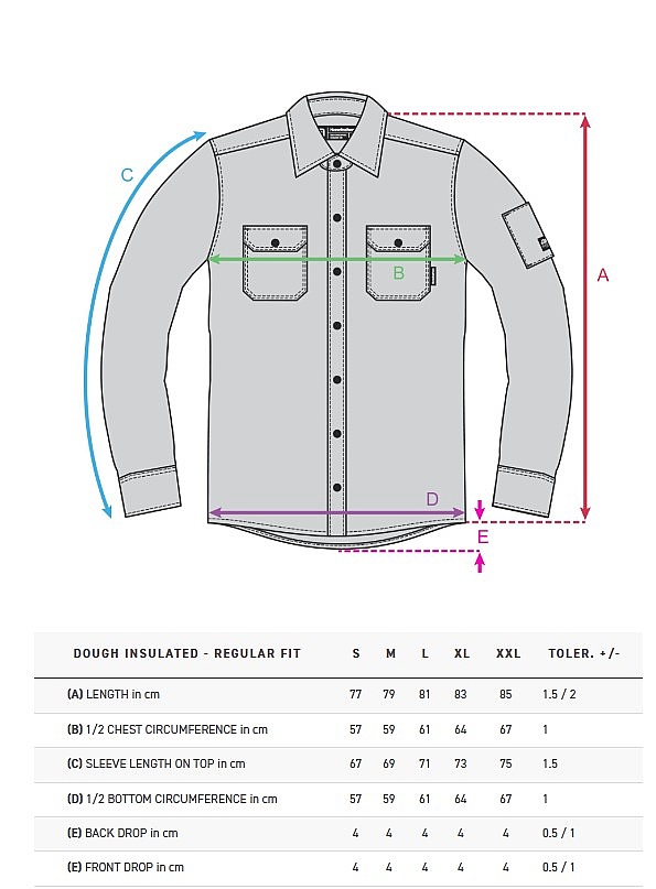 chemise Horsefeathers Dough Insulated LS - Iceberg - men´s