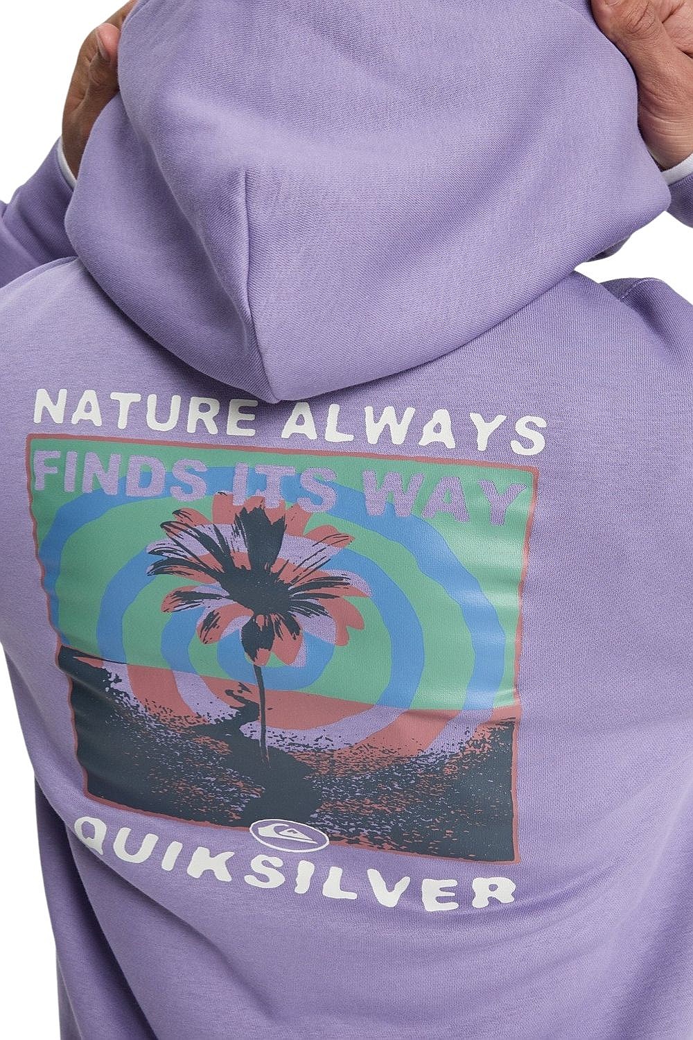 sweat-shirt Quiksilver Salt Water Graphic Hoodie - PKS0/Daybreak - men´s