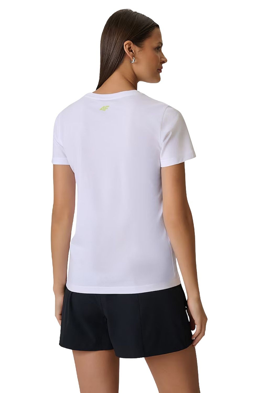 tričko 4F 4FWSS26TTSHF2718 - 10S/White - women´s