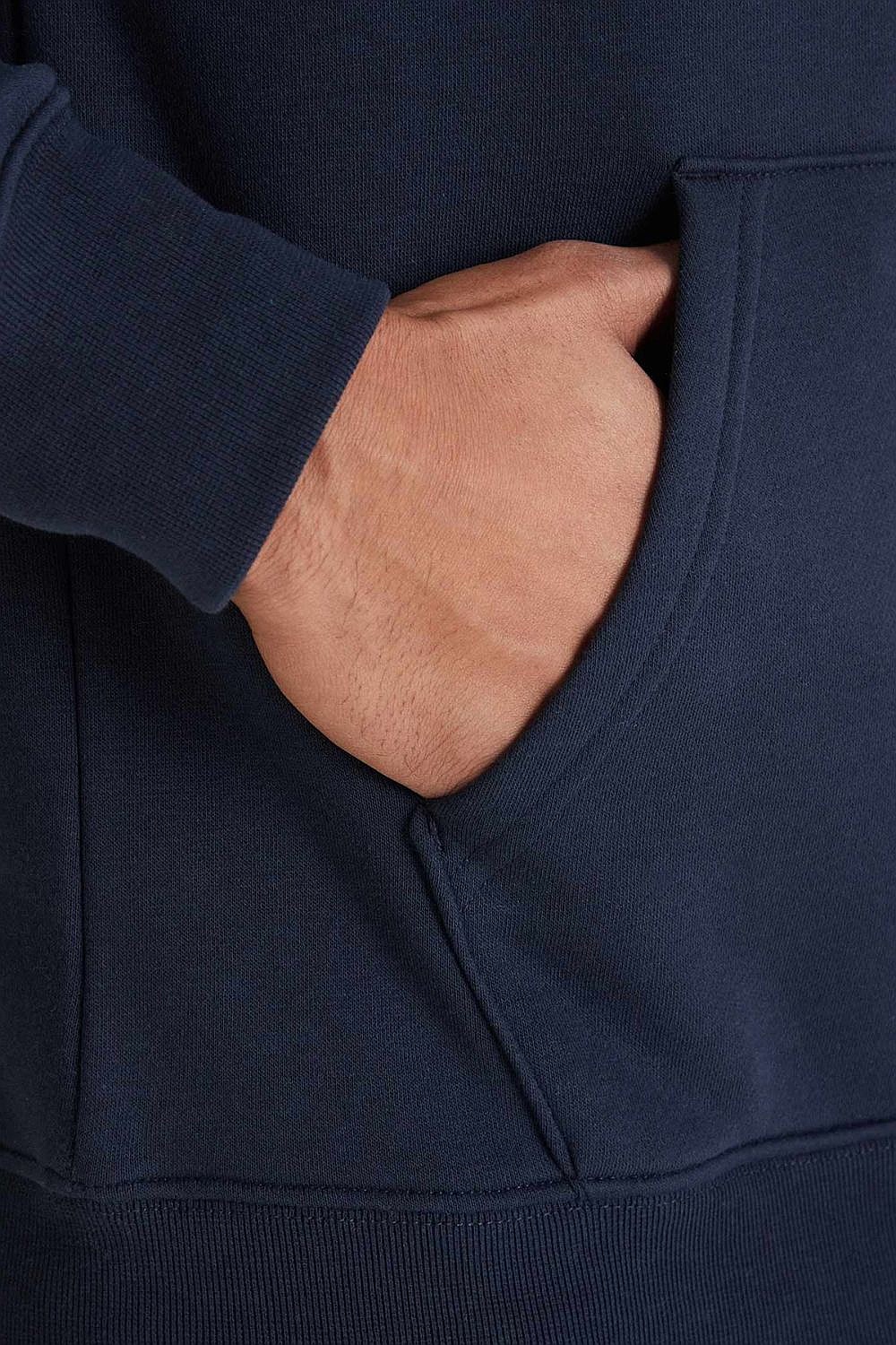 sweat-shirt Quiksilver Fineline Hoodie - KTP0/Dark Navy - men´s