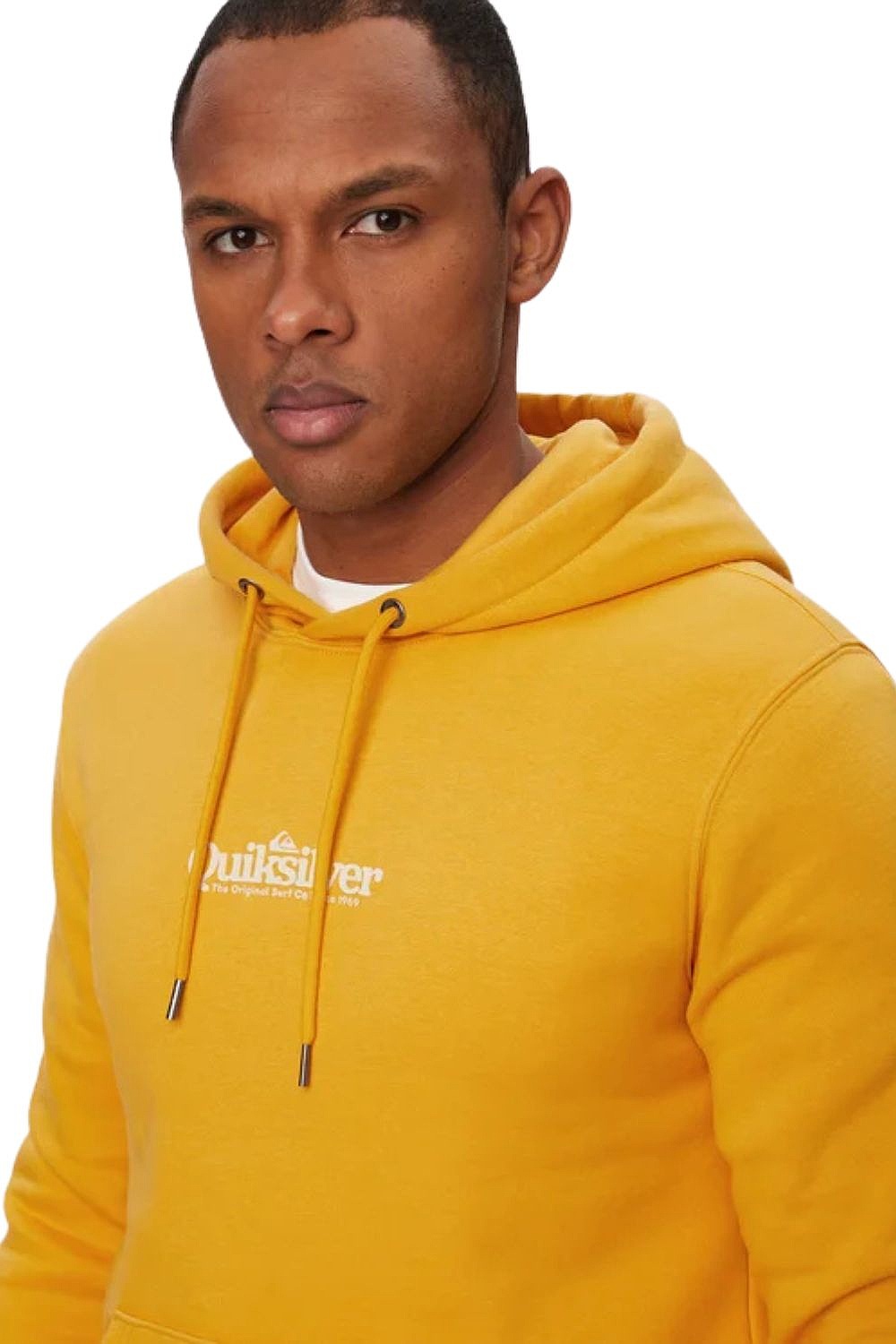 Sweatshirt Quiksilver Fineline Hoodie - YKM0/Mineral Yellow - men´s
