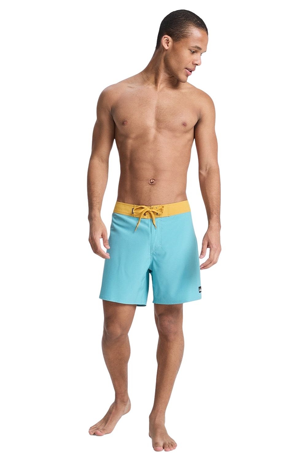 szorty kąpielowe Quiksilver Surfsilk Kaimana 16 - BJK0/Aqua - men´s