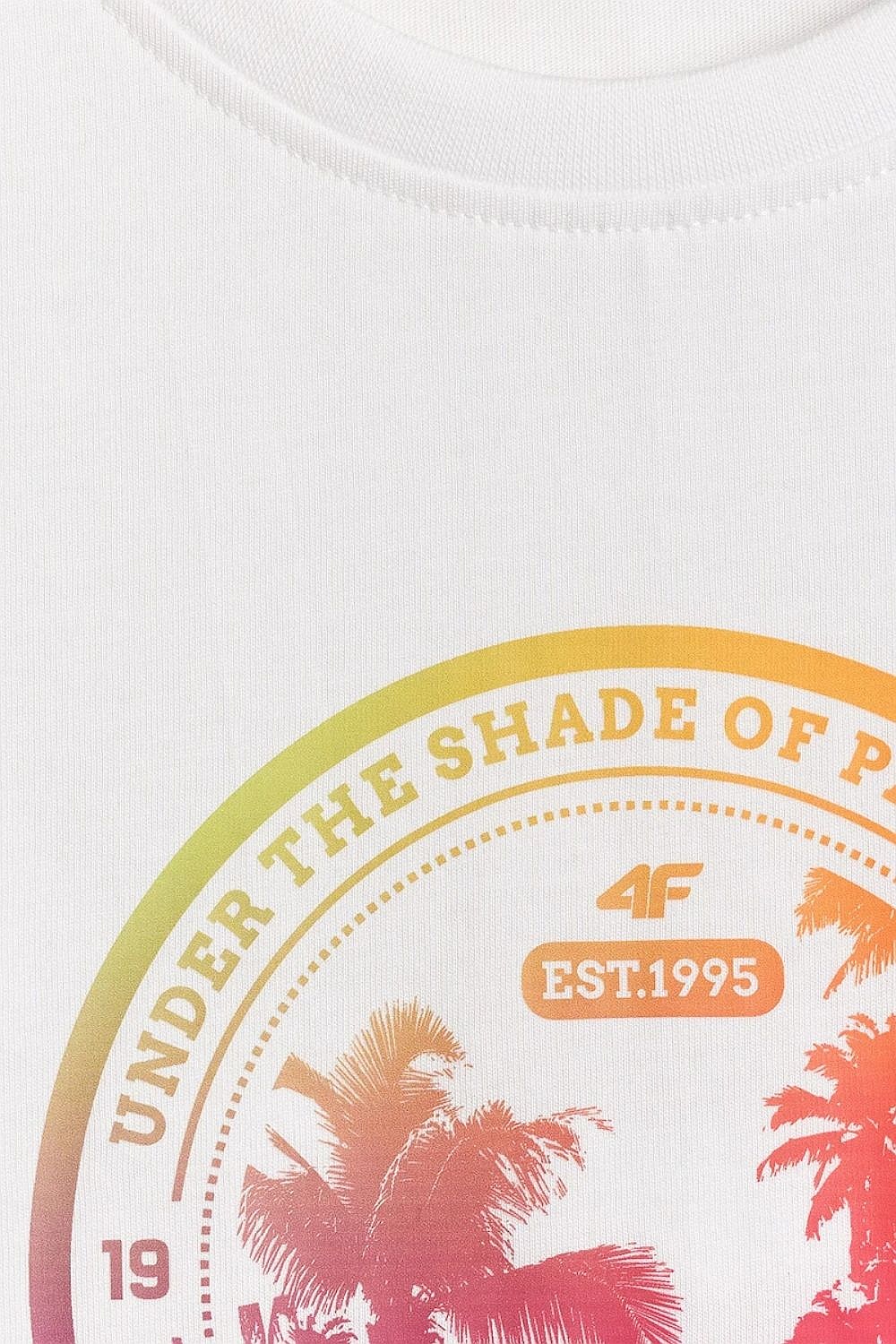 tričko 4F 4FWSS26TTSHF2718 - 10S/White - women´s