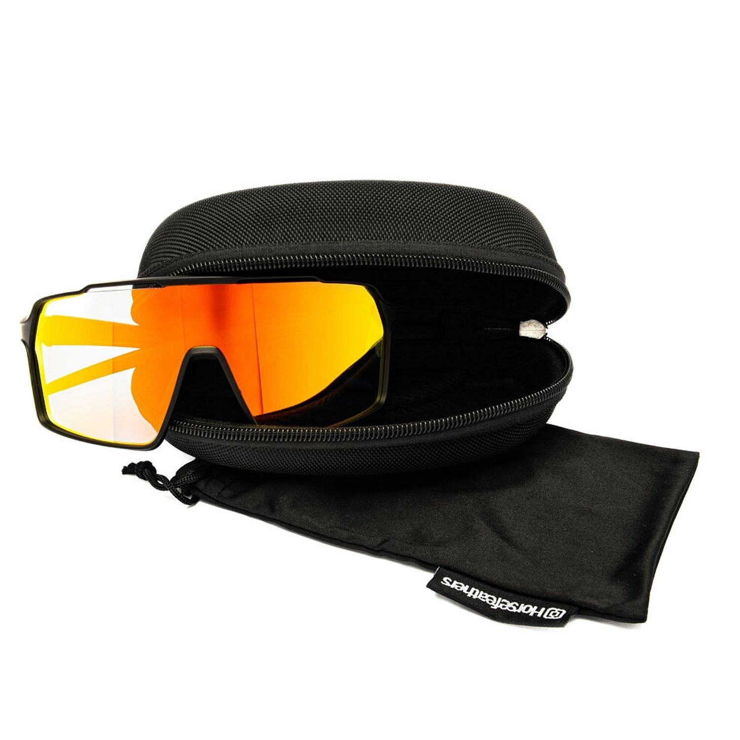 okuliare Horsefeathers Neutron Photochromic - Matt Black/Mirror Red Photochromic - men´s
