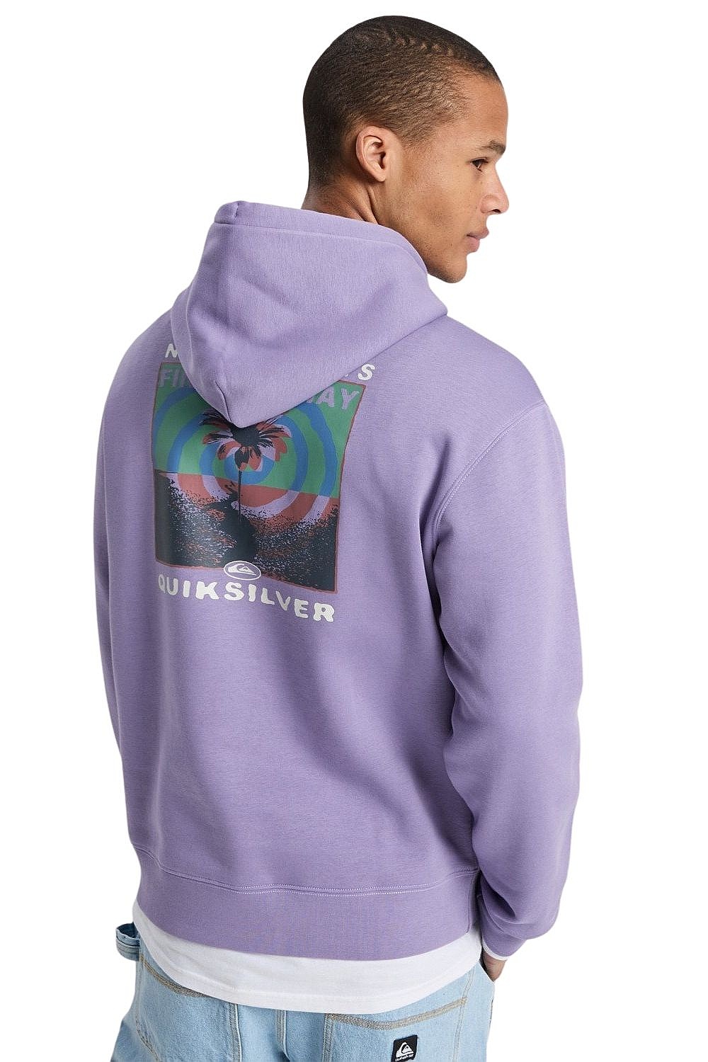 sweat-shirt Quiksilver Salt Water Graphic Hoodie - PKS0/Daybreak - men´s