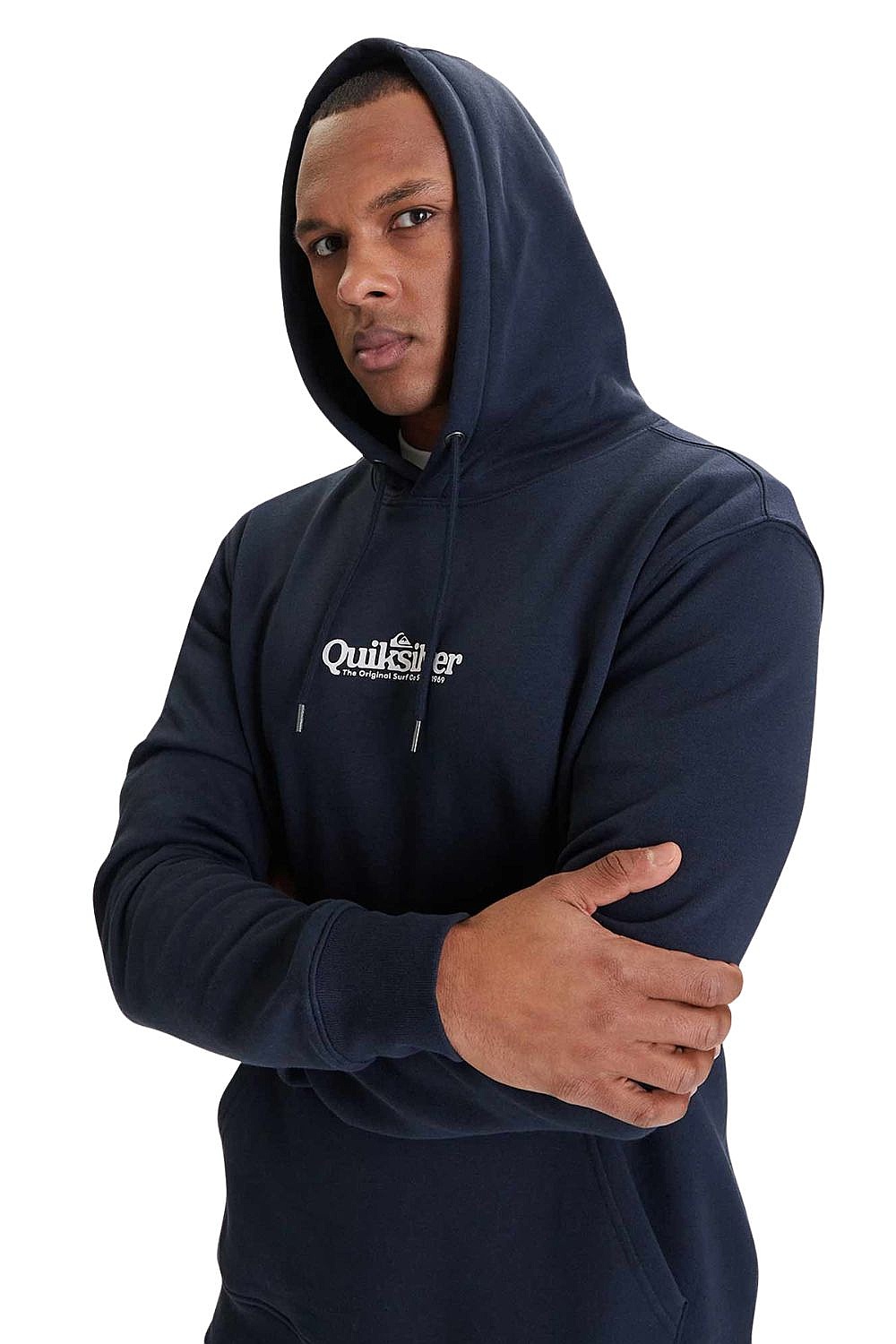 sweat-shirt Quiksilver Fineline Hoodie - KTP0/Dark Navy - men´s