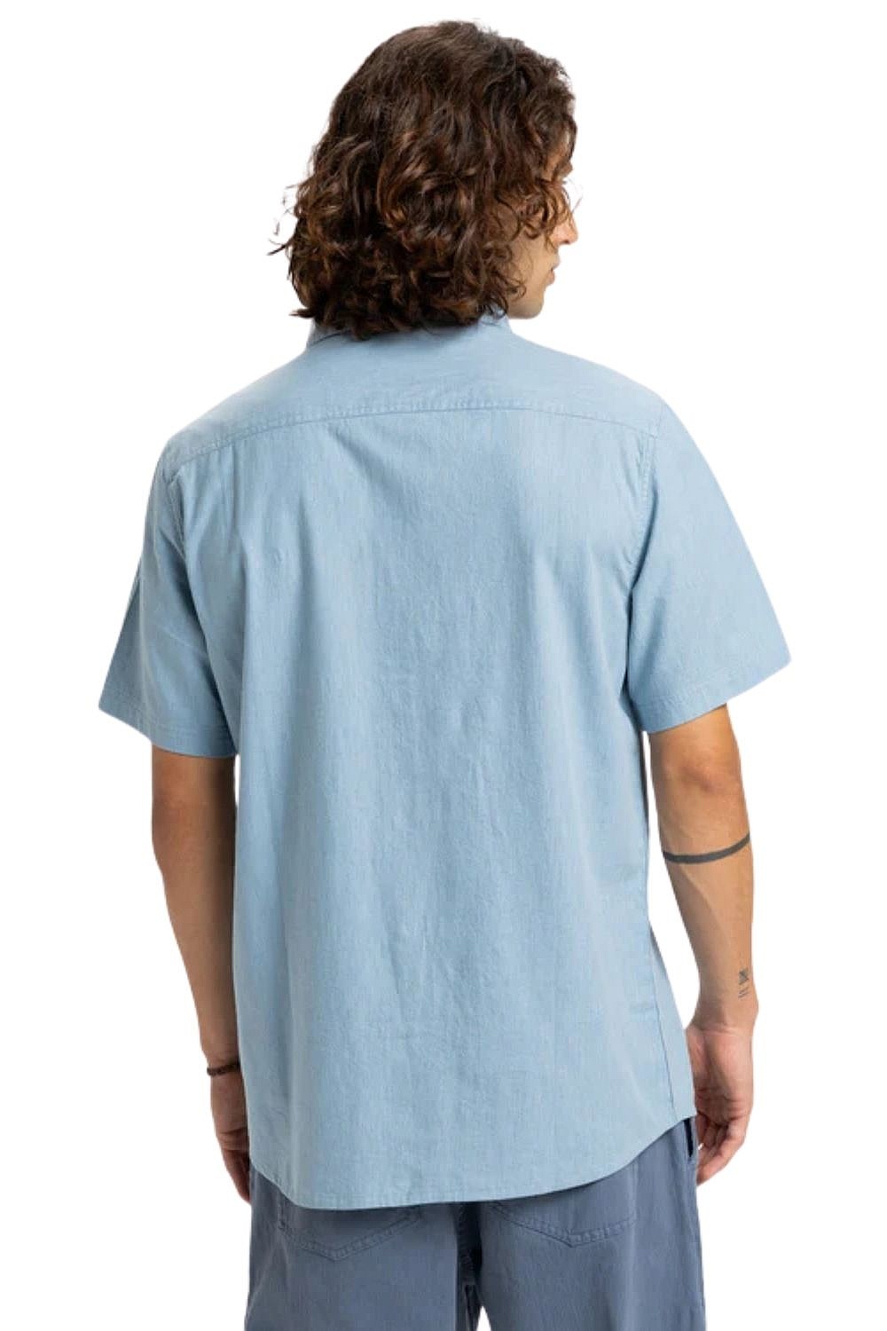 košeľa Quiksilver MW Premium Stretch - BHL0/Ashley Blue - men´s