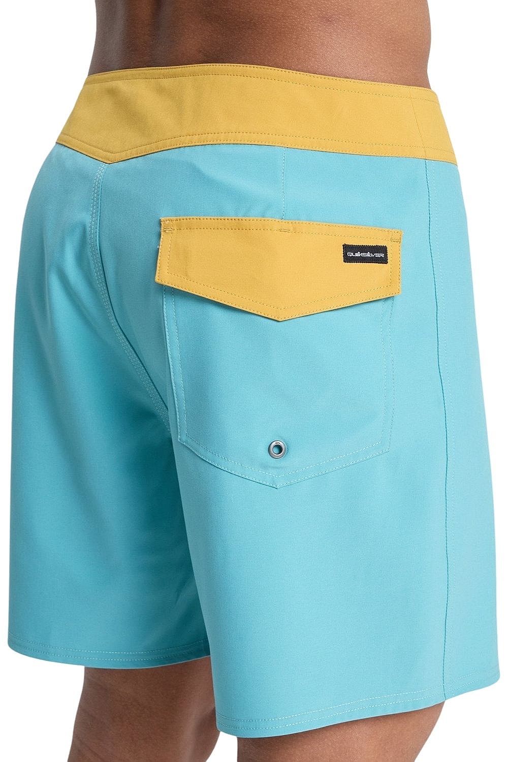 szorty kąpielowe Quiksilver Surfsilk Kaimana 16 - BJK0/Aqua - men´s