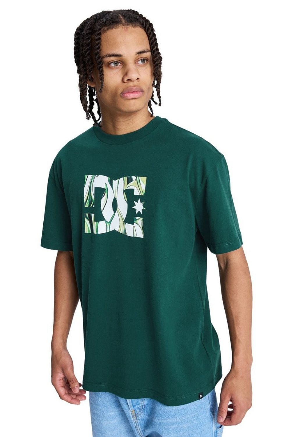 tričko DC Star Filled Hss - GTP0/Ponderosa Pine - men´s
