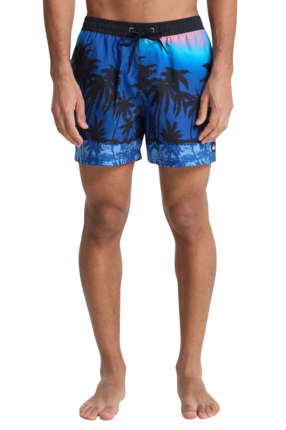 koupací šortky Quiksilver Everyday Printed Volley 15 - BYC6/Monaco Blue Thermotropics