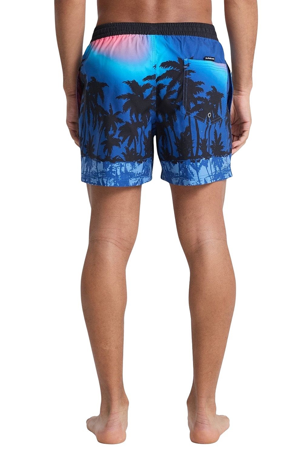 koupací šortky Quiksilver Everyday Printed Volley 15 - BYC6/Monaco Blue Thermotropics