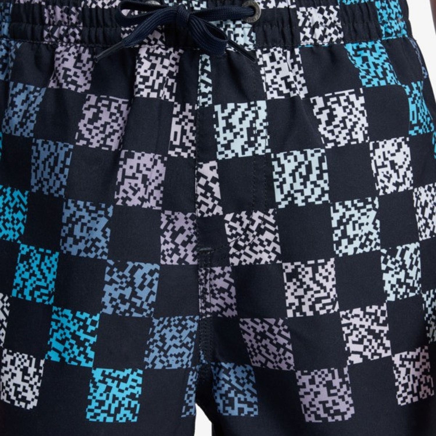 koupací šortky Quiksilver Everyday Printed Volley 14 - KTP6/Dark Navy Next Gen