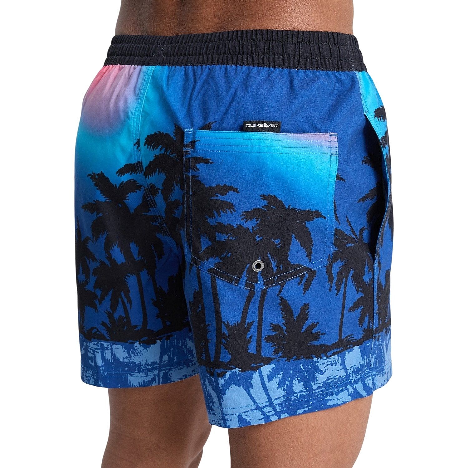 koupací šortky Quiksilver Everyday Printed Volley 15 - BYC6/Monaco Blue Thermotropics