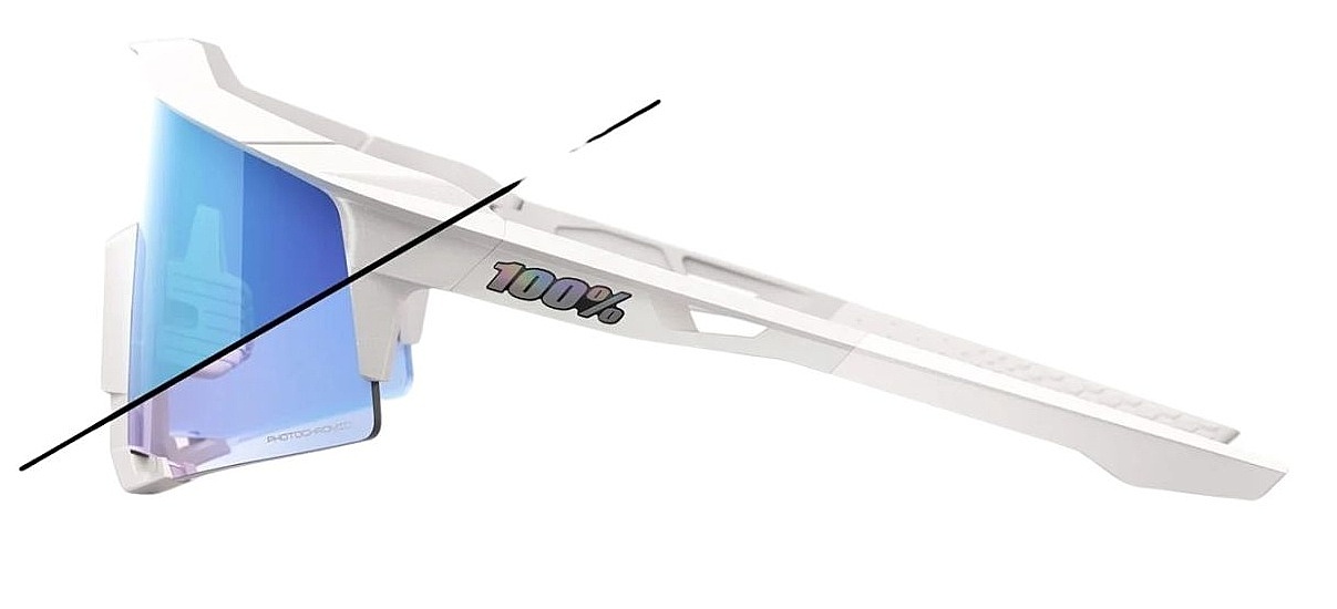 des lunettes 100% Speedcraft XS LE - Bastille/Blue Mirror Photochromic