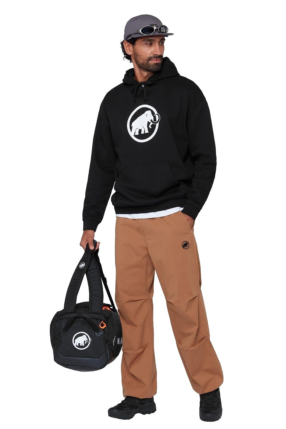 mikina Mammut Mammut Base ML Hoody Classic - Black - men´s