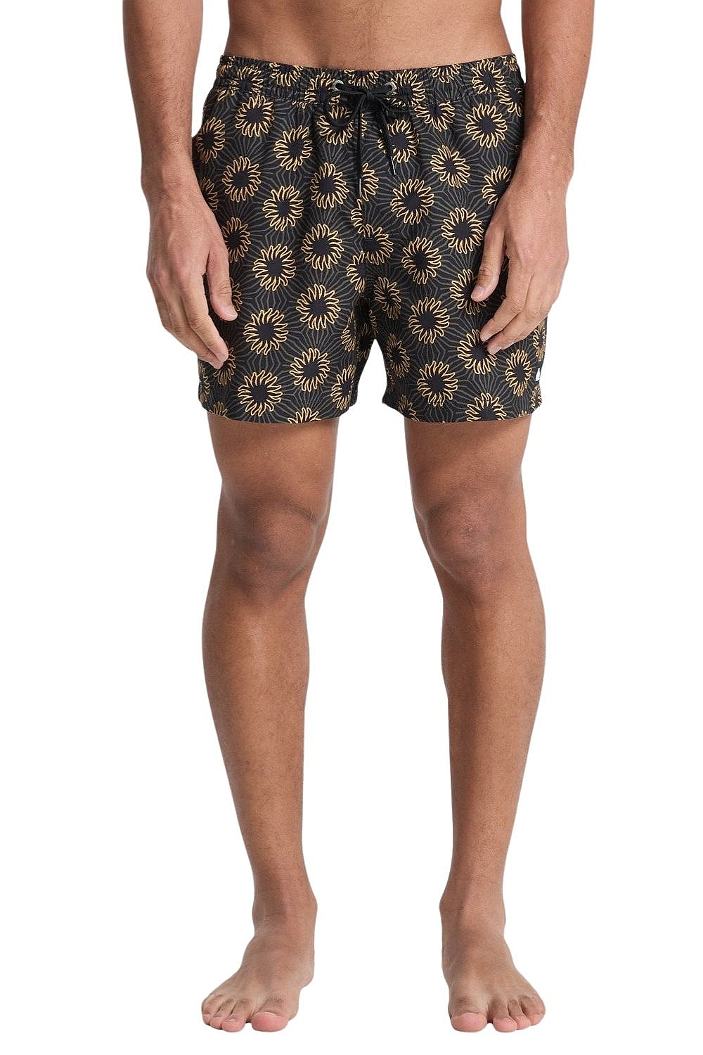 Badeshorts Quiksilver Everyday Printed Volley 15 - KVJ8/Black Ocean Mayhem - men´s