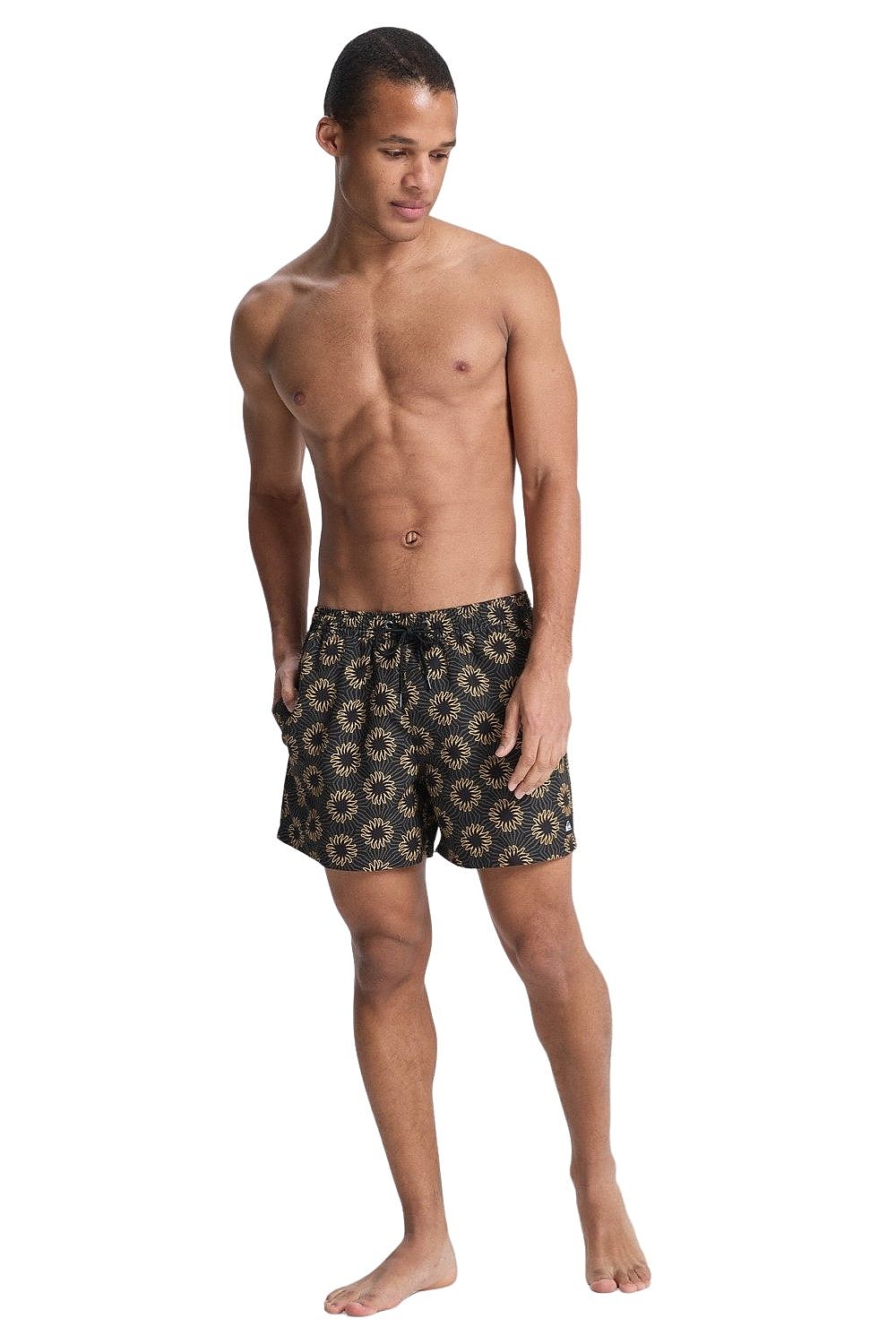 Badeshorts Quiksilver Everyday Printed Volley 15 - KVJ8/Black Ocean Mayhem - men´s