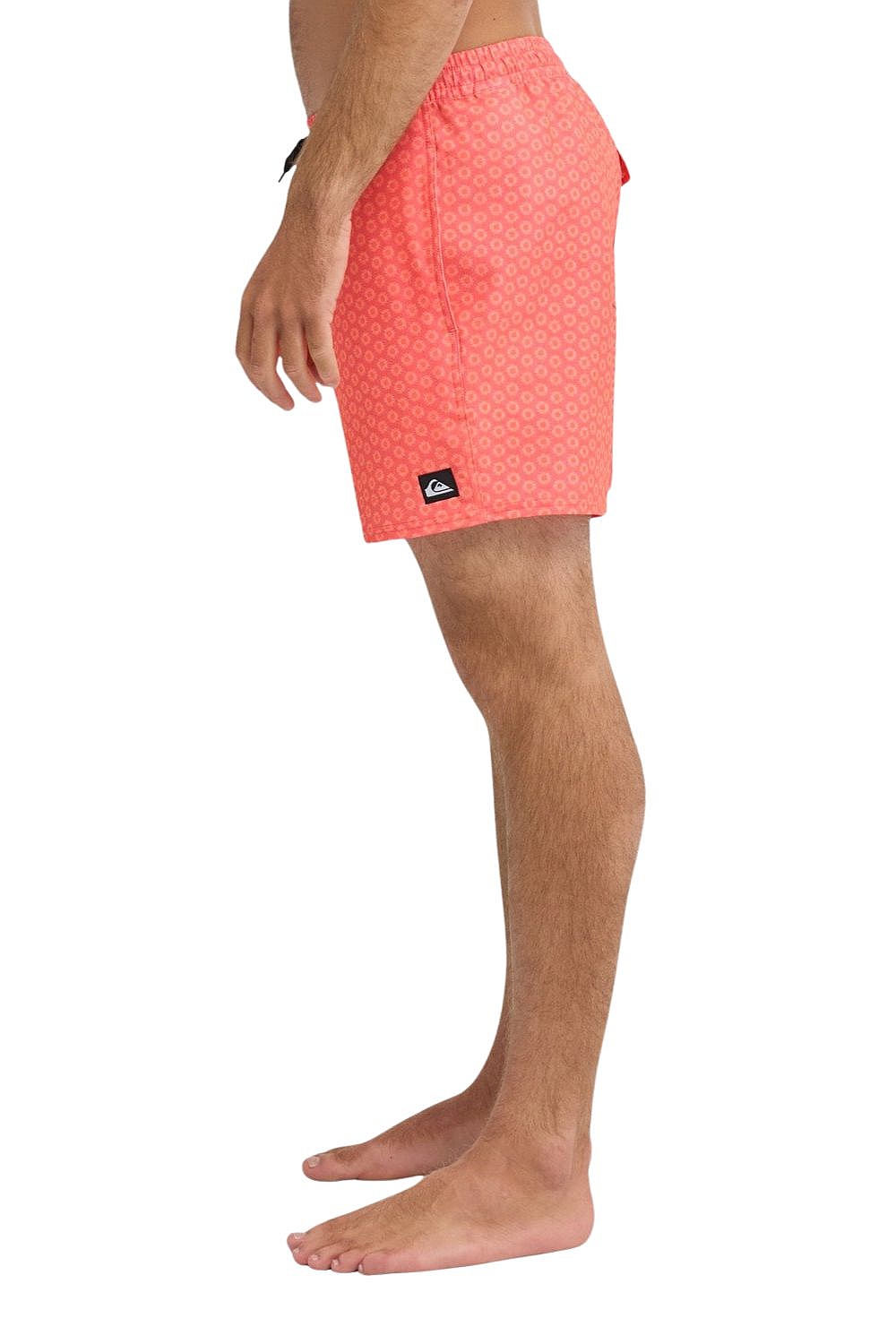 kúpacie šortky Quiksilver Stretch Printed Volley 16 - MKZ2/Fiery Coral Mini Mayhem - men´s