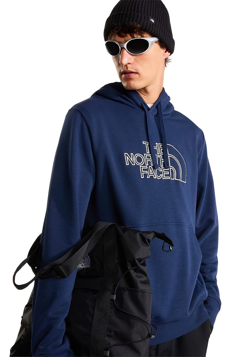bluza The North Face Drew Peak Light Hoodie - Summit Navy/Desert Stone - men´s