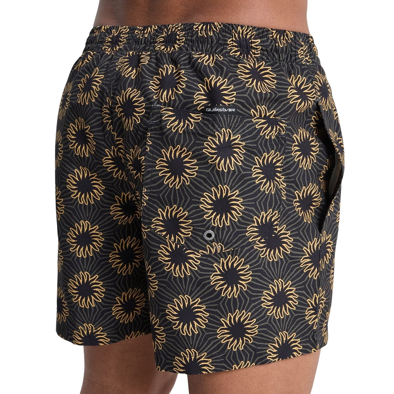 Badeshorts Quiksilver Everyday Printed Volley 15 - KVJ8/Black Ocean Mayhem - men´s