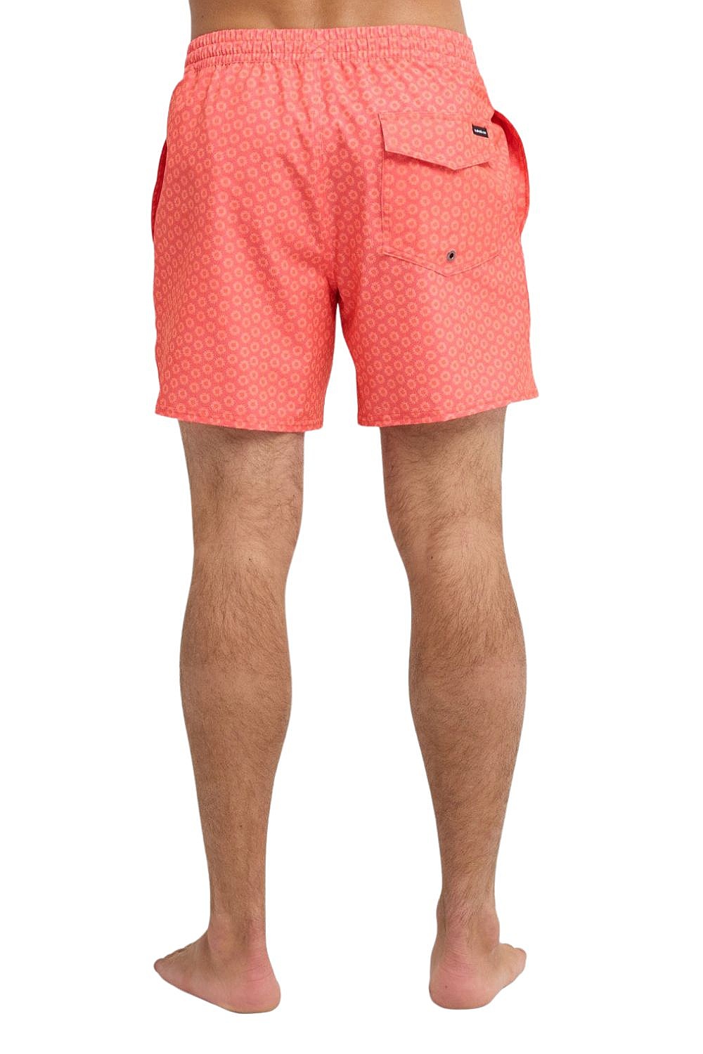 kúpacie šortky Quiksilver Stretch Printed Volley 16 - MKZ2/Fiery Coral Mini Mayhem - men´s