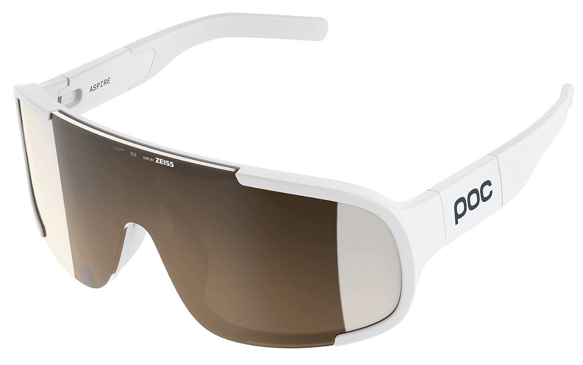 okuliare Poc Aspire - Hydrogen White/Clarity Trail/Partly Sunny Silver
