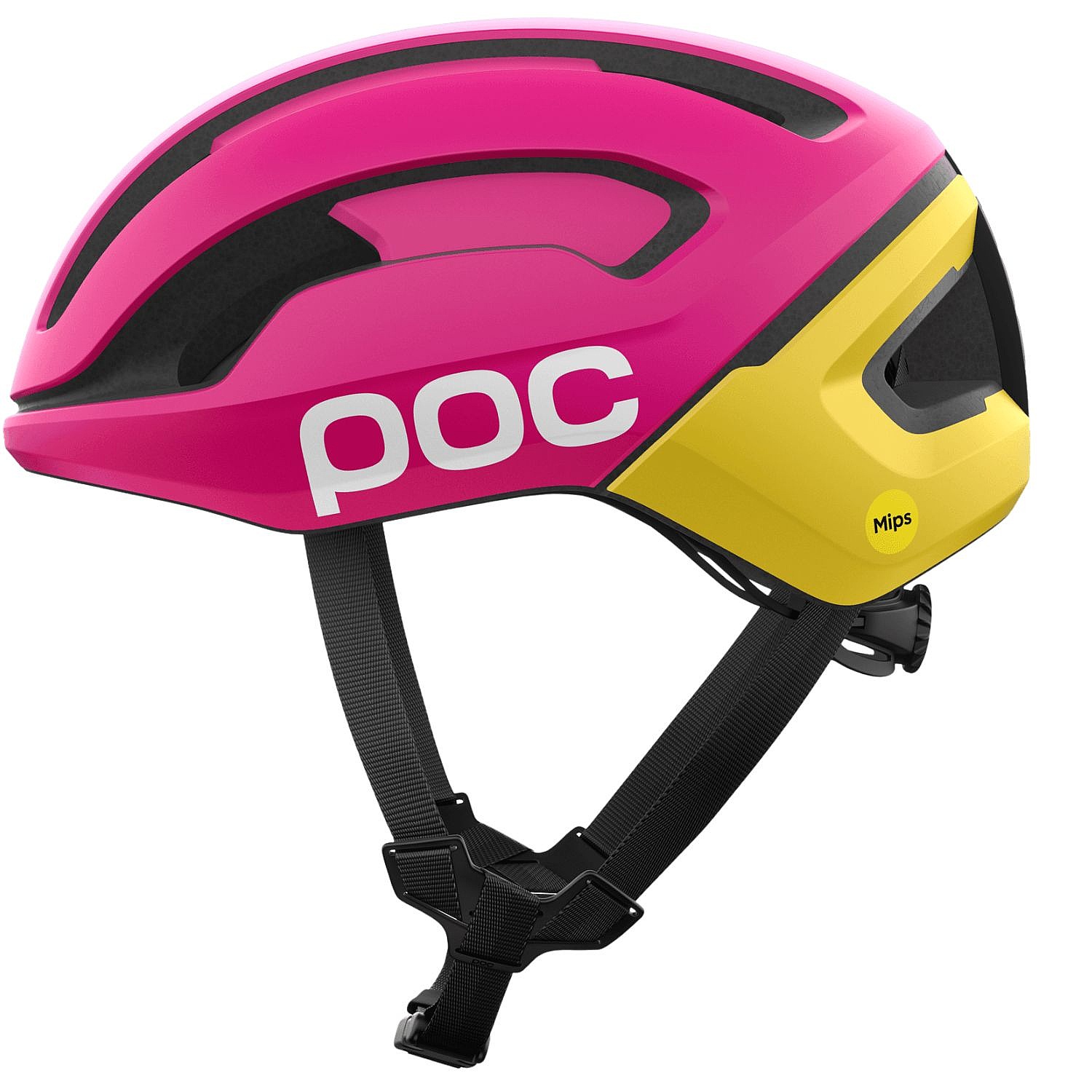 helma Poc Omne Air Mips - Rhos Red Matt/Citrine Yellow Matt