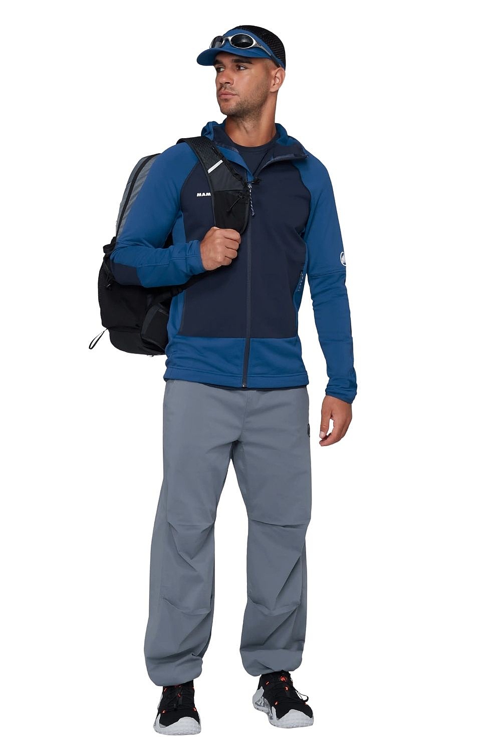 bluza Mammut Massone ML Hooded Zip - Tschiel/Marine - men´s