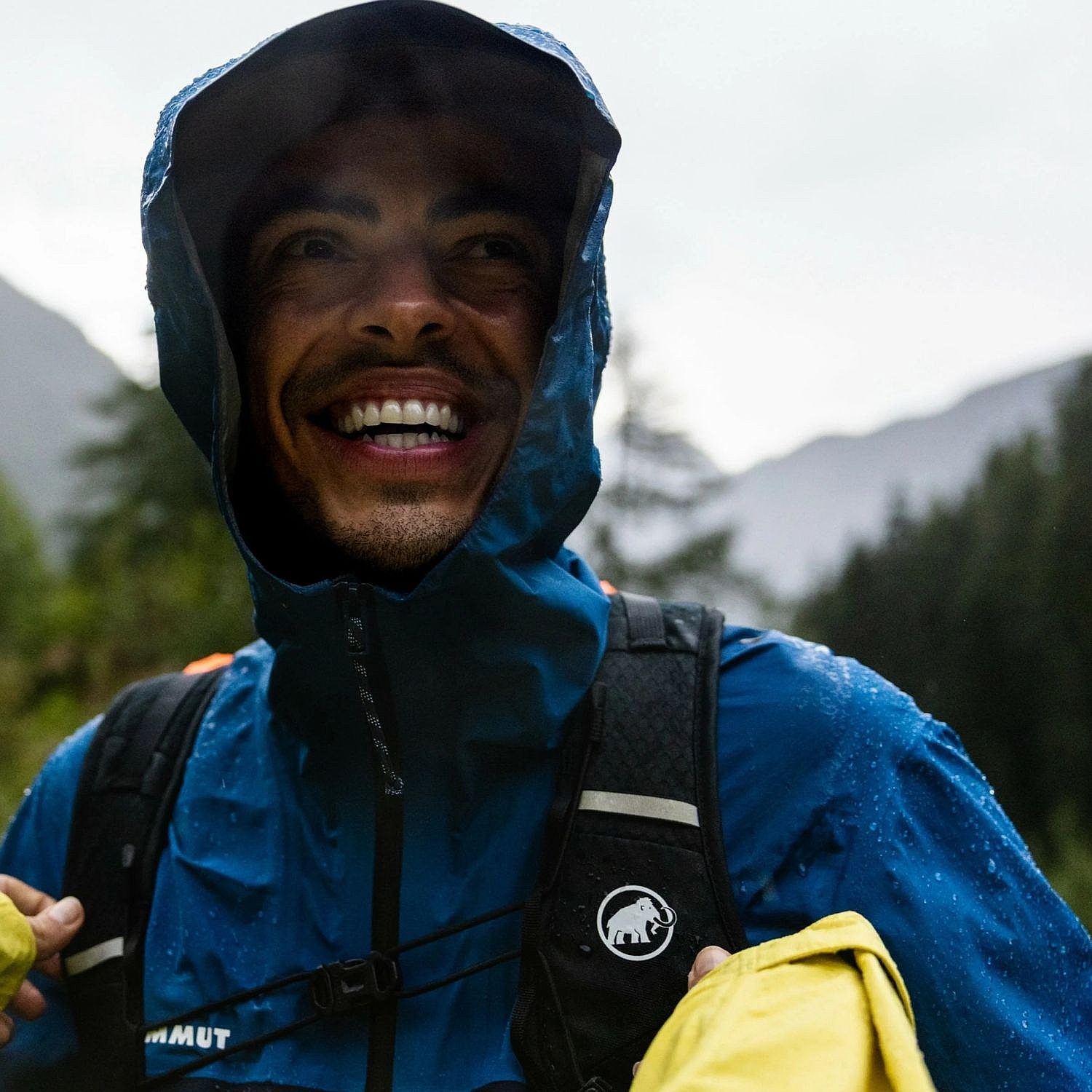 bunda Mammut Crag HS Hooded - Tschiel/Marine - men´s