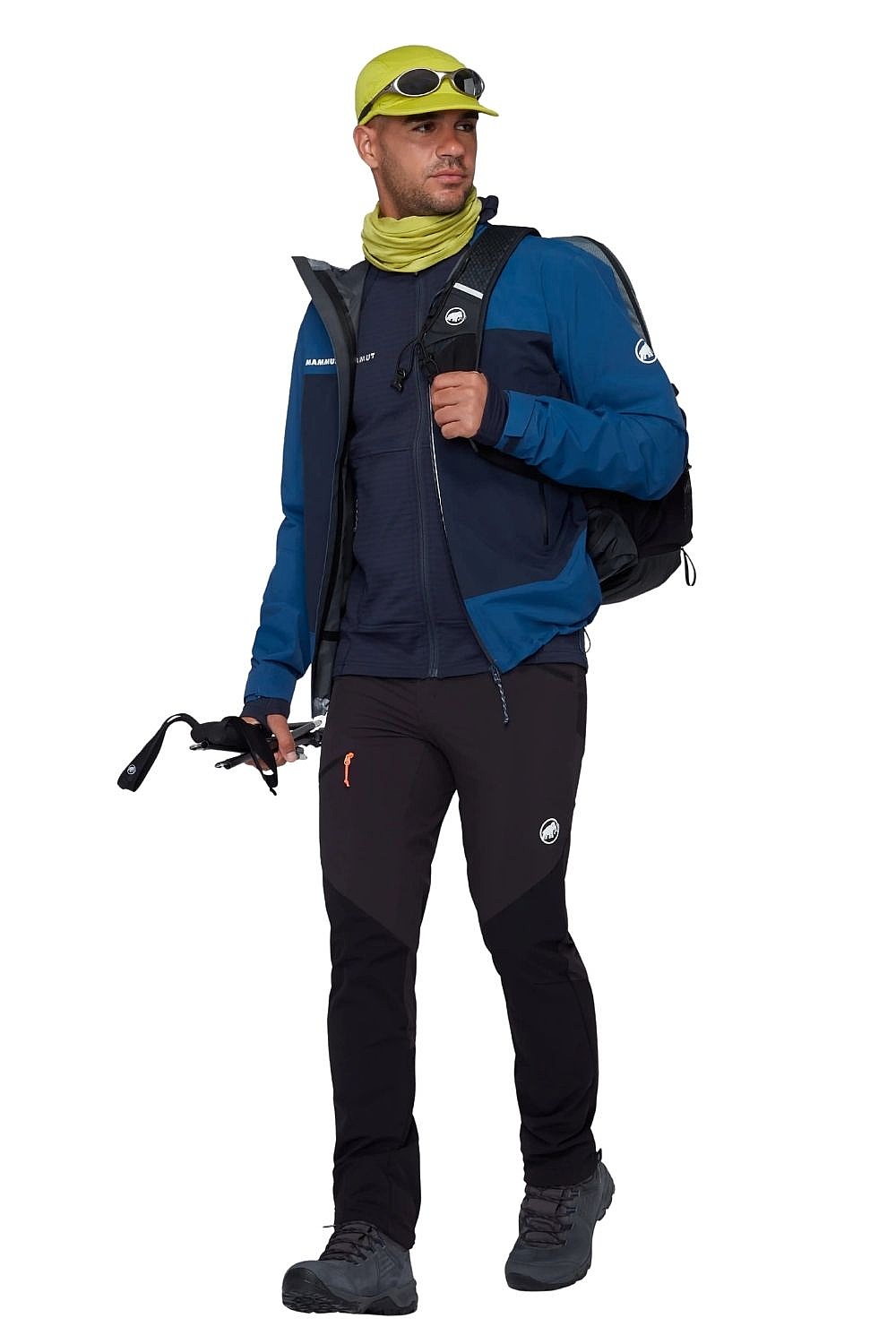 bunda Mammut Crag HS Hooded - Tschiel/Marine - men´s