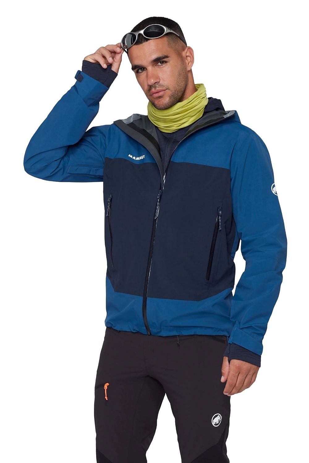 bunda Mammut Crag HS Hooded - Tschiel/Marine - men´s
