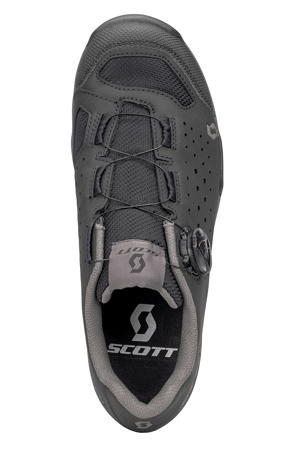 topánky Scott Sport Trail Evo Boa - Matt Black/Anthracite Grey - women´s