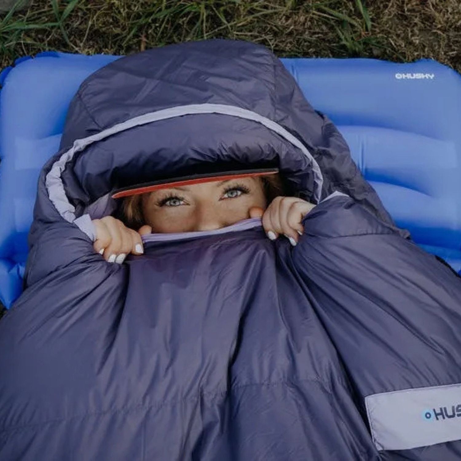 spacák Husky Dinis Ladies L - 10 °C - Blue/Pink