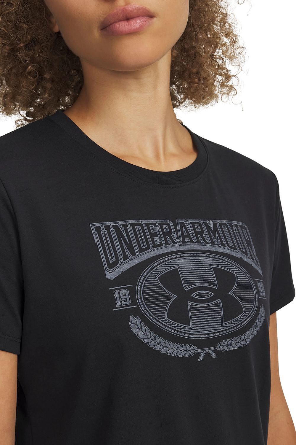 koszulka Under Armour Varsity - Black/White - women´s