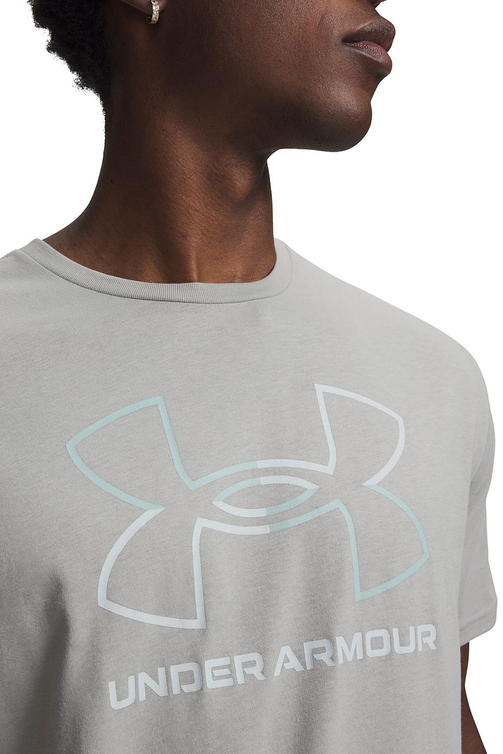 tričko Under Armour GL Foundation Update - Titanium/Enamel Blue/Illusion Green - men´s