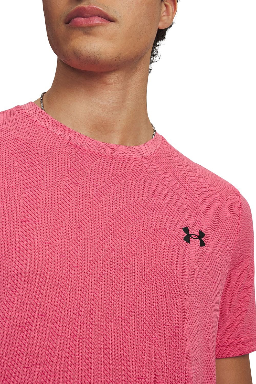 koszulka Under Armour Vanish Seamless - Bittersweet Pink/Black - men´s